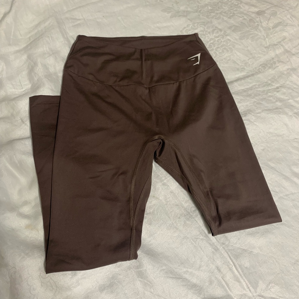 Gymshark Brown High-Waisted Leggings